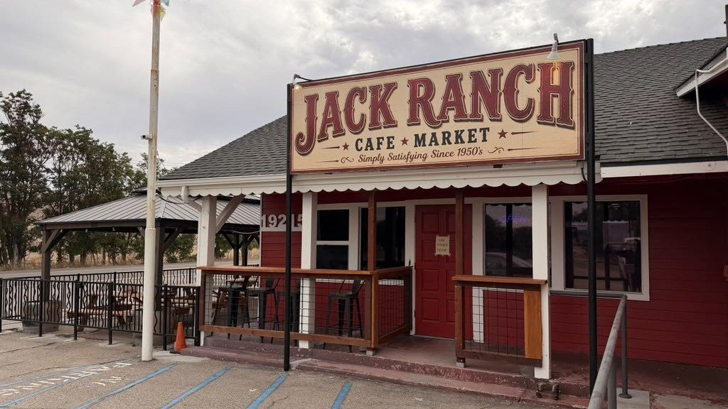 The Jack Ranch Cafe & Market storefront on Highway 46