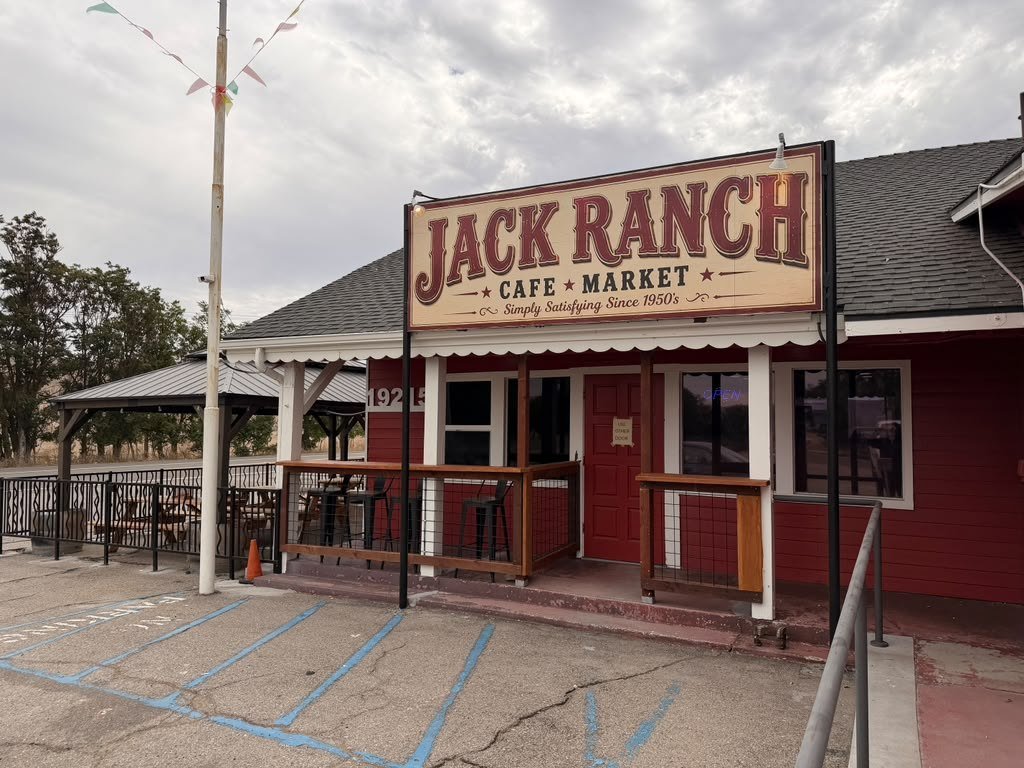 The Jack Ranch Cafe & Market storefront on Highway 46