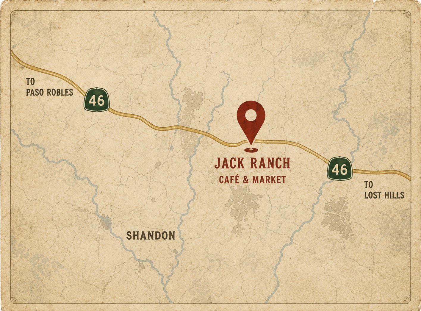 Jack Ranch Cafe Location